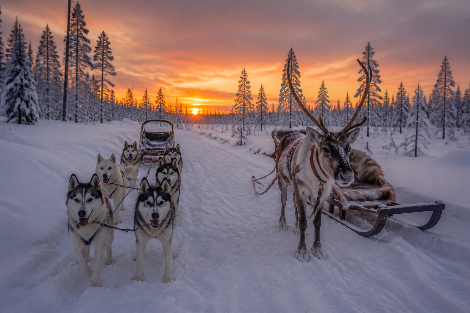 Husky vs Reindeer Lapland: Which Safari Should You Choose?
