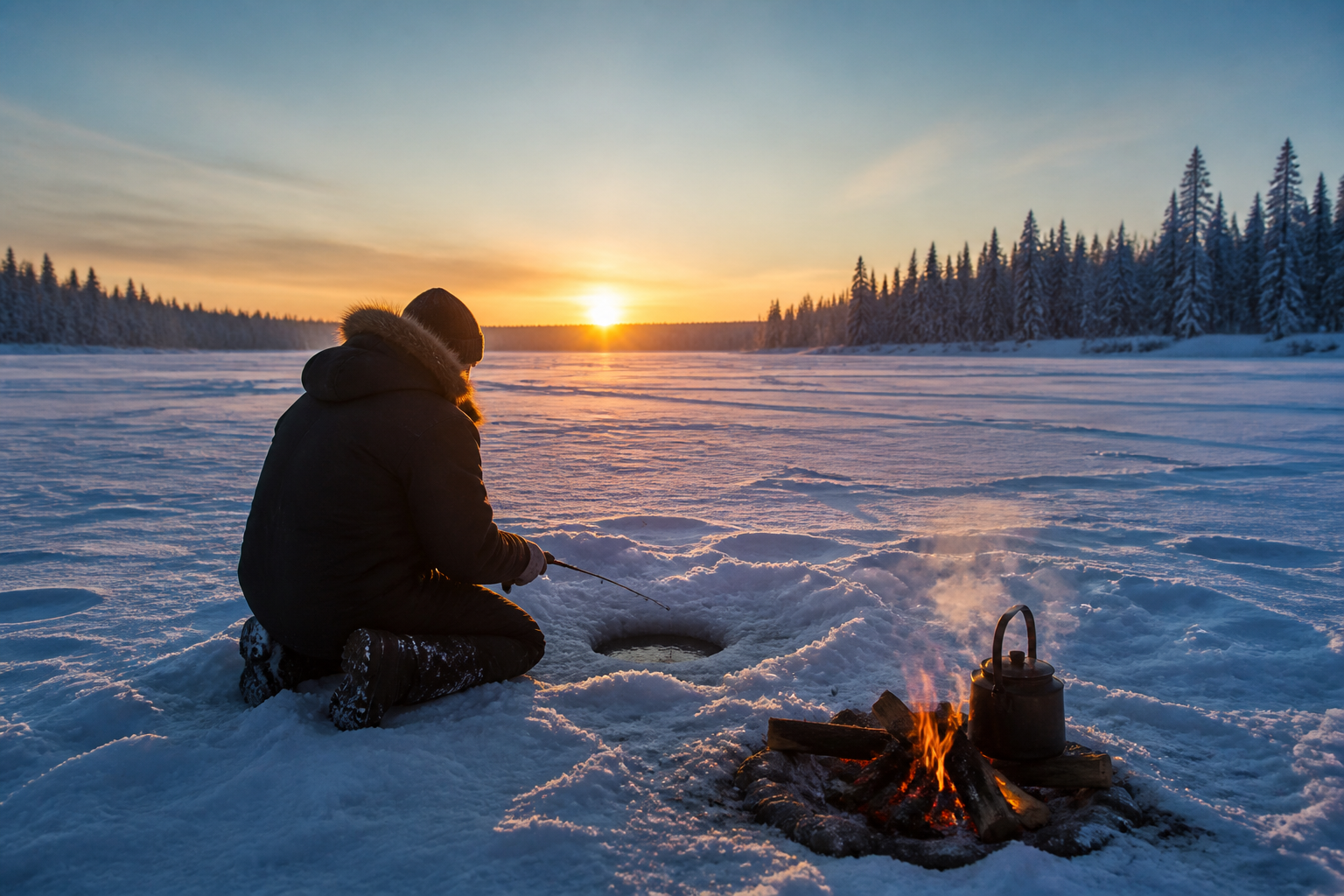 Our Ultimate Guide to Ice Fishing in Lapland